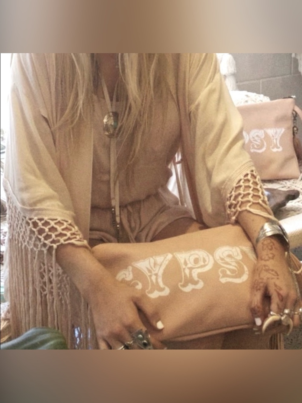 Spell Gypsy clutch laptop case.  OS